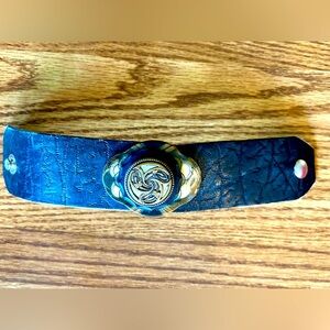 Leather cuff bracelet